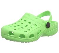 Playshoes Zapatillas de baño EVA, calzado para jardín, zuecos infantiles unisex, verde (29), 22/23 EU, 171727,