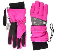 Playshoes Finger Gloves Snowflakes, Guantes Unisex Niños, Rosa (Pink), 5