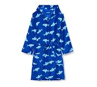 Playshoes Fleece-bademantel Hai, Albornoz Unisex niños, Azul (Original 900), 134-140