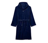 Playshoes Fleece-Bademantel Traje de baño, Azul (Marine 11), 134-140 Unisex niños
