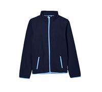 Playshoes Fleece-Jacke Farbig abgesetzt Chaqueta, Azul (Marine 11), 98 para Niñas
