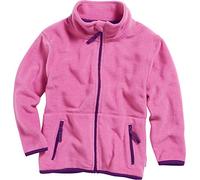 Playshoes Fleece-Jacke Farbig abgesetzt Chaqueta, Rosa (Pink 18), 95 (Talla del Fabricante: 80) para Niñas
