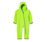 Playshoes Fleece-Overall Farblich Abgesetzt Traje de esquí para Bebé-Niños , Verde (Grün 29), 74