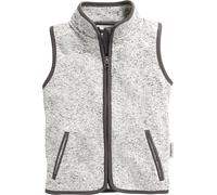 Playshoes Fleece Weste Chaleco Polar, Gris Punto, 128 Unisex niños