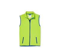 Playshoes Fleece-Weste Farbig abgesetzt Chaleco, Verde (Grün 29), 140 para Niñas