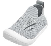 Playshoes - Freizeitschuh, Zapatillas niños Unisex, Grau Strick,