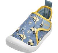 Playshoes - Freizeitschuh, Zapatillas niños Unisex, Marine Baustelle,