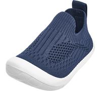 Playshoes - Freizeitschuh, Zapatillas niños Unisex, Marine Strick,
