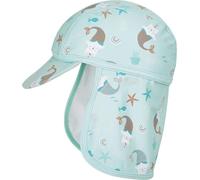 Playshoes Gorra con visera de protección UV unicornio suricato menta