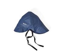 Playshoes Gorro de Lluvia Forrado Unisex niños, Forro de Algodón Marino, 49