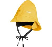Playshoes Gorro de Lluvia Forrado Unisex niños, Forro Polar Amarillo, 49