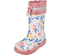 Playshoes Gummistiefel - Botas de goma unisex para niños, diseño floral, 25 EU