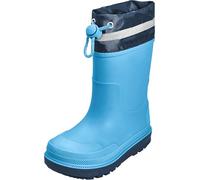 Playshoes Gummistiefel, Botas de Lluvia, Blau Stulpe, 26 EU