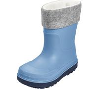 Playshoes Gummistiefel gefüttert, Botas de Lluvia, Blau Socke, 32 EU