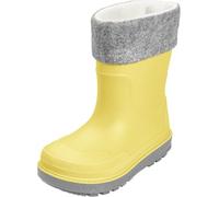 Playshoes Gummistiefel gefüttert, Botas de Lluvia, Gelb Socke, 31 EU