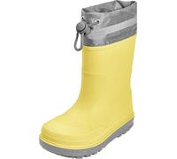 Playshoes - Gummistiefel gefüttert, Botas de lluvia niños unisex, Gelb gefüttert,