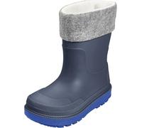 Playshoes - Gummistiefel gefüttert, Botas de lluvia niños unisex, Marine Socke,