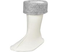 Playshoes Innenschuh Regenstiefel, Calcetines para Botas niños Unisex, Blanco, 24