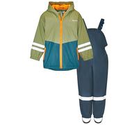 Playshoes Juego de lluvia unisex para niños (2 unidades), Verde-Armada, 98