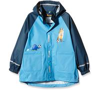 Playshoes Jungen 408501 - Abrigo para lluvia (1 unidad), diseño de ratón y elefante