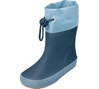 Playshoes Jungen Unisex Niños Botas de lluvia descalzos Botas de goma, color azul marino, talla 22 EU