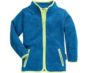Playshoes Knitted Fleece Jacket, Chaqueta Unisex niños, Blue, 128