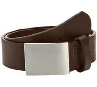 Playshoes Leather Belt Metal Buckle Cinturón, Marrón (Brown), 55 para Niños