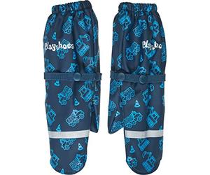 Playshoes Matschhandschuh Mit Fleece-futter Baustelle, Guantes Niños, Azul (Marine 11), 3