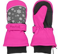 Playshoes Mitón Unisex niños, Copos de Nieve Rosados, 3 (ca. 4-6 años)
