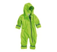 Playshoes Fleece-Overall Farblich Abgesetzt Traje de esquí para Bebé-Niños , Verde (Grün 29), 86