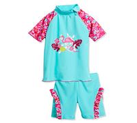 Playshoes Niñas UV-Schutz Bade-Set Flamingo Conjunto de baño Not Applicable, Turquesa (Türkis 15), 98 (Talla del Fabricante: 98/104)