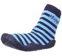 Playshoes Niños Calcetín Rayas Zapatos de Agua, Blau (Marine/Hellblau 639), 24/25 EU, 174802