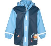 Playshoes Niños Regenmantel Baustelle Chaqueta impermeable Not Applicable, Azul (Bleu 17), 116