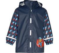 Playshoes Niños Regenmantel Weltraum Chaqueta Impermeable Not Applicable, Azul (Marine 11), 104