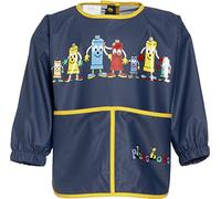 Playshoes Painting Apron with Sleeves Delantal Unisex niños, Azul (Marine), S