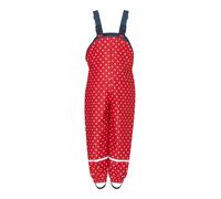 Playshoes Pantalones de Barro, Monos de lluvia para Unisex niños, Rojo (Rot 8 Puntos), 104