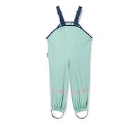Playshoes Pantalones de Barro Peto de Lluvia Forro Polar Niños Unisex Cortavientos e impermeablee Pantalones de Lluvia Ropa de Lluvia, grün Pastel, 140
