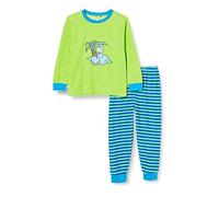 Playshoes Pijama de Felpa de Dos Piezas Unisex niños, Dinosaurio, 128