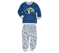 Playshoes Pijama de Felpa de Dos Piezas Unisex niños, Excavador, 92