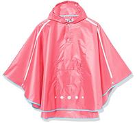 Playshoes Poncho de lluvia plegable unisex para niños, 18-rosa, L