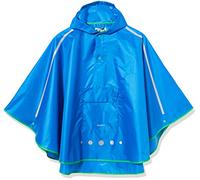 Playshoes Poncho de lluvia unisex para niños, plegable, chubasquero, azul, M