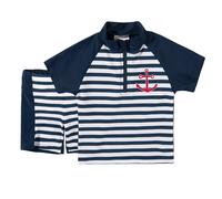 PLAYSHOES Protección UV azul oscuro / blanco, Talla 74-80