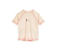 Playshoes Camiseta de natación Unisex para niños, Camisa antisalpicaduras, Tabla de Surf Color Crudo, 98-104