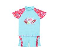 Playshoes Niñas UV-Schutz Bade-Set Flamingo Conjunto de baño Not Applicable, Turquesa (Türkis 15), 98 (Talla del Fabricante: 98/104)