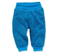 Playshoes Pumphose Strickfleece Mit Strickbund, Pantalones de deporte Unisex niños, Azul (Blau 7), 80