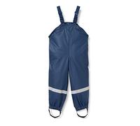 Playshoes Rain Overalls Textile Lining Pantalón Impermeable, Dark Blue, 128 Unisex niños