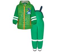 Playshoes Regen-Set Regenlatzhose Traje de Lluvia, Dino, 104 (Pack de 2) Unisex niños