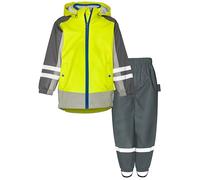Playshoes Regenanzug Traje de Lluvia, 3 en 1 Amarillo Pretina, 80 (Pack de 2) Unisex niños