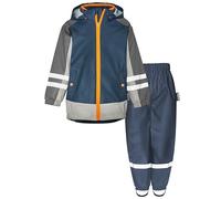 Playshoes Regenanzug Traje de Lluvia, Cinturón Marino 3 en 1, 86 cm (Pack de 2) Unisex niños
