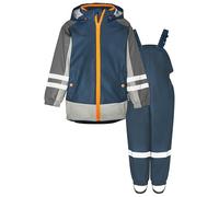 Playshoes Regenanzug Traje de Lluvia, Marina Marina 3 en 1, 104 (Pack de 2) Unisex niños